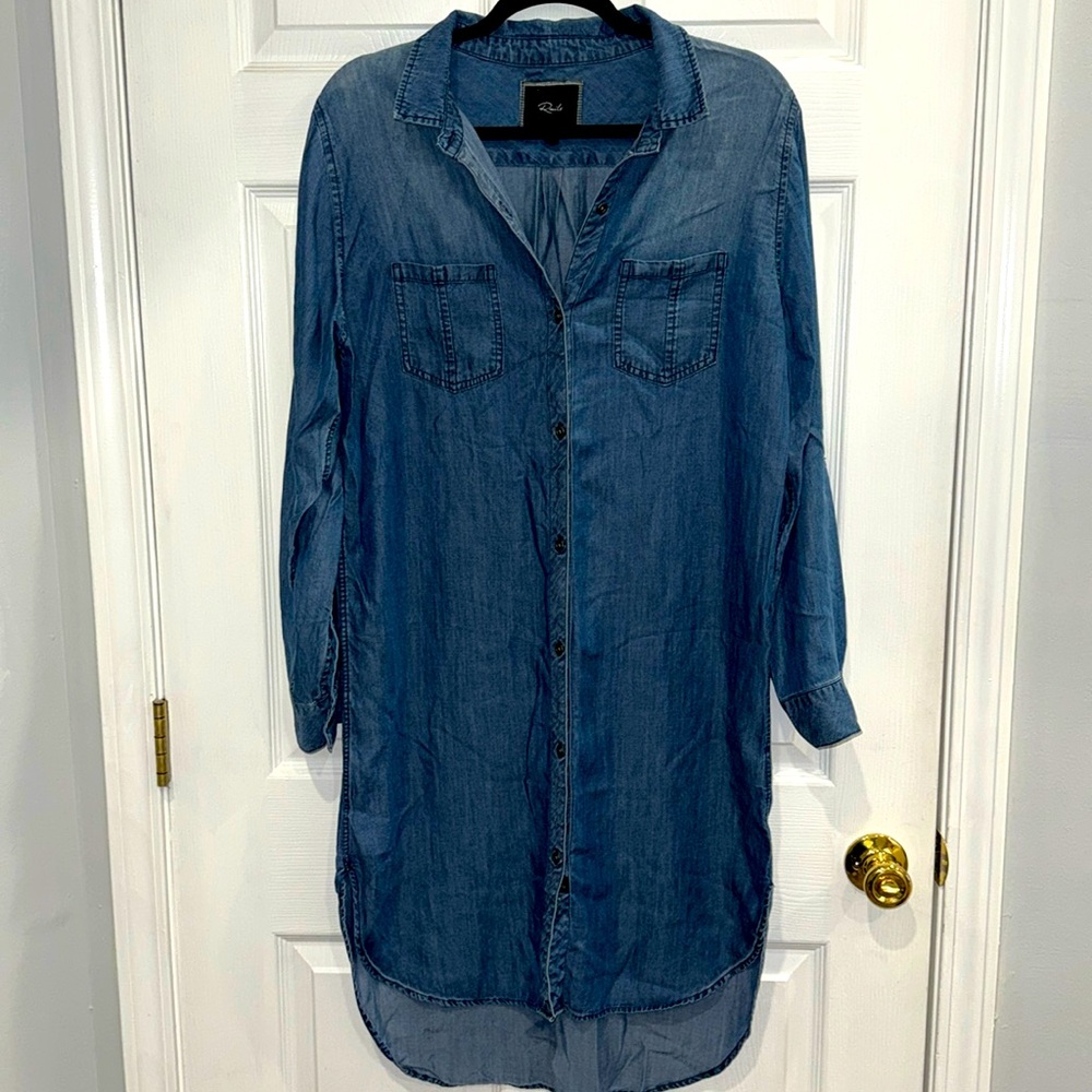 Rails Denim Shirt Dress